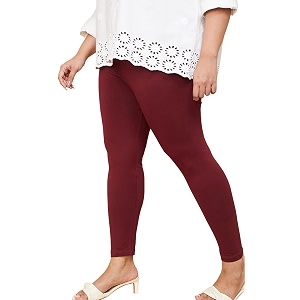 Max Plus Size Women Solid Leggings