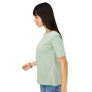 Max Plus Size Women Solid T-Shirt