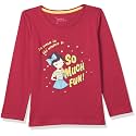 Max Girl's Printed Regular Fit Tshirt