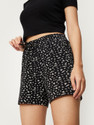 MAX Printed Women Black Night Shorts