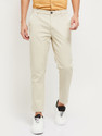 MAX Regular Fit Men Beige Trousers