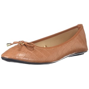 Max Solid Bow Detail Ballerinas