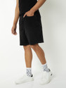MAX Solid Men Black Basic Shorts