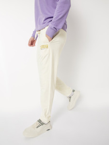 MAX Solid Printed Men White Track Pants