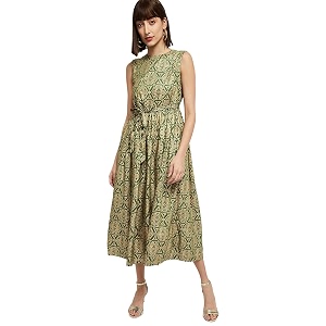 Max Womens 100 Rayon Printed Round Neck