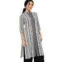 Max Women39s Cotton Blend Printed Regular Kurta