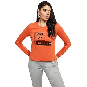 Max Womens Cotton Crew Neck Sweatshirt