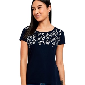 Max Womens Cotton Regular Fit Printed Round