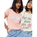 Max Women39s Cotton Regular Fit URB_N Graphic