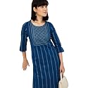 Max Women39s Cotton Regular Fit Casual Kurta
