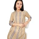 Max Women39s Cotton Regular Fit Casual Kurta
