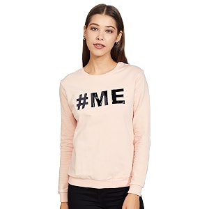 Max Womens Cotton Round Neck Sweatshirt