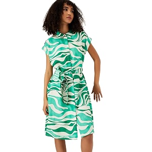 Max Womens Half Sleeves Spread Collar Cotton