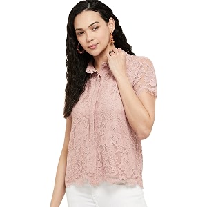 Max Womens Polyester Blend Regular Fit Top