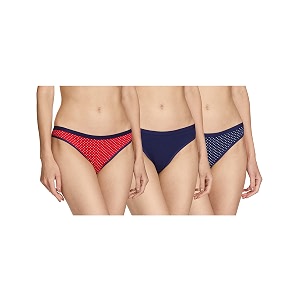 Max Womens Printed Bikini Panties - Pack