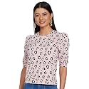 Max Women39s Printed Round Neck Sweatshirt with