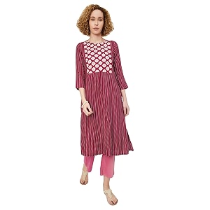 Max Womens Rayon Blend Regular Fit Casual