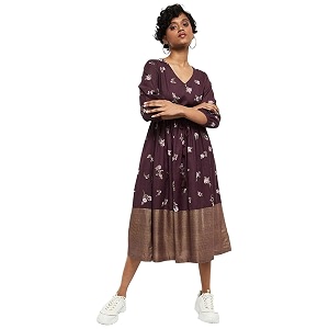 Max Womens Rayon Shirt Maxi Dress