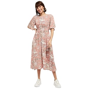 Max Womens Rayon Shirt Maxi Dress