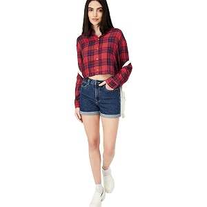 max women39s cotton regular fit shirt