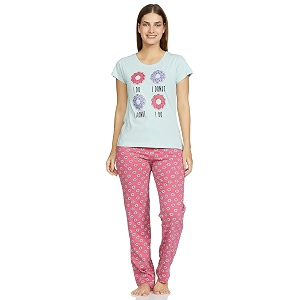 Max Women Cotton Night Suit Pajama Set