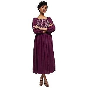 Max Womens Rayon Shirt Maxi Dress