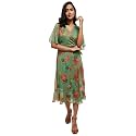 Max Women Floral Printed Midi Dress
