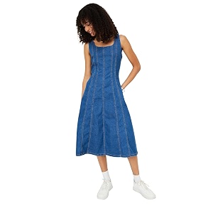 Max Women A-Line Midi Dress