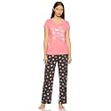 Max Women Printed Cap Sleeves T-Shirt with