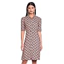 Max Women Printed Spread Collar Shirt Calf