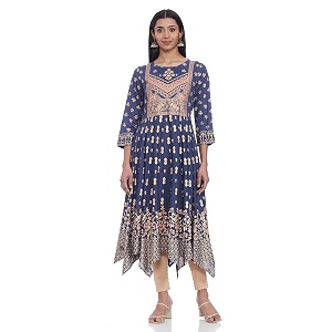 Max Women Rayon Regular Fit Printed Round
