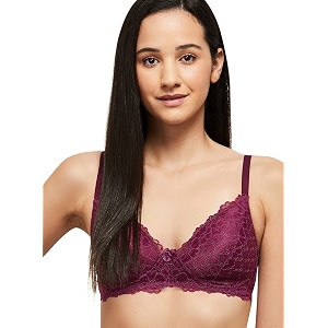 max spandex women textured padded bra