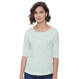 Max Womens Floral Regular Fit Top