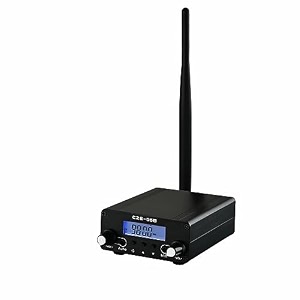 maxdare 05w fm transmitter for church parking lot - fcc certified long range stereo mini radio station for drive-in movie fireworks show and outdoor events