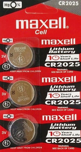 Maxell CR2025 Lithium Coin Cell Battery