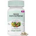 Maxi Health® Teen Vitamins for Girls 12-17, Teen Multivitamin (60 Count)