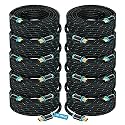 Maximm HDMI Cable 1ft 10-Pack, 4K 60Hz, Braided, 18Gbps, HDMI 2.0