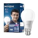 MAGIK Maximo Plus 5W LED Bulb | Cool White (6500K) | B22 Base | Energy Efficient with 4kV Surge Protection | Long Life LED | Pack of 1