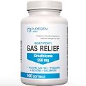 Puregen Labs High Potency Gas Relief with Simethicone 250 mg, 100 Softgels