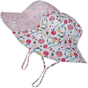 MaxNova Baby Sun Hat Large Brim Toddler