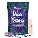 Maxpearl 2.5LB Hard Wax Beads for Hair Removal, Natural Lavender Formula - Brazilian Waxing, Sensitive Skin, Face, Underarms, Legs, Back, Chest and More, with 20 Wax Sticks, Purple
