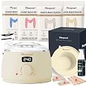 Maxpearl Digital Waxing Kit with Silicone Pot, Easy to Use, Beige