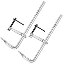MAXPOWER 16-inch F Clamp, 4-3/4" Throat, Forged Full Steel Bar Clamp