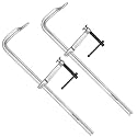 MAXPOWER 20-inch F Clamp, 4-3/4" Throat, Forged Full Steel Bar Clamp