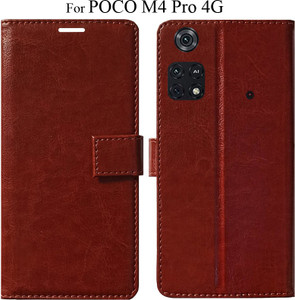 MAXSHAD Flip Cover for Poco M4 Pro