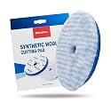 Maxshine 5” Universal Synthetic Wool Cutting Pad – Heavy-Duty Hook &amp; Loop Buffing Pad for DA &amp; Rotary Polishers – Professional Car Detailing Pad for Paint Correction, Defect &amp; Swirl Removal