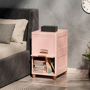 MAXTID Shelf Organizers Pink Plastic