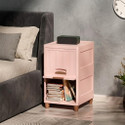 MAXTID Shelf Organizers Pink Plastic
