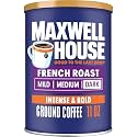 Maxwell House Ground Coffee, French Roast Dark Roast, Canister, 11 Ounce (Pack of 6)