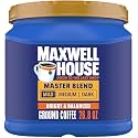 Maxwell House Ground Coffee, Master Blend Mild Roast, Canister, 26.8 Ounce (Pack of 6)